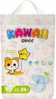 Подгузники Kawaii M, 64 шт