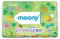 moony салфетки зеленые  80 шт 740740