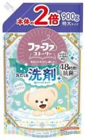 Nissan FaFa Story Жидкое средство для стирки с антибактериальным эффектом и ароматом Пудры и муската 900 гр в мягкой упаковке