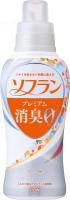Кондиционер для белья LION SOFLAN Premium Deodorizer Zero-Ø натуральный аромат цветочного мыла, 550 мл.